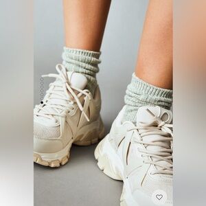 Mango track sole sneaker